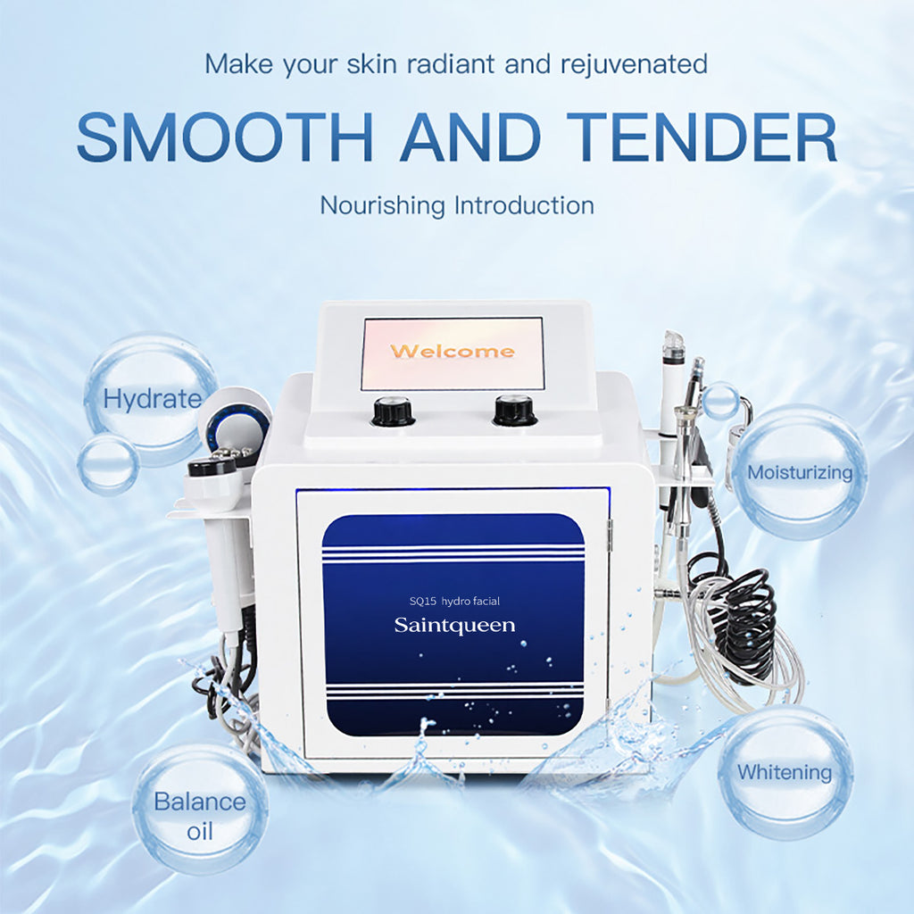 SQ15 Aqua Plus 7-in-1-Hydro-Facial-Gerät mit Touchscreen