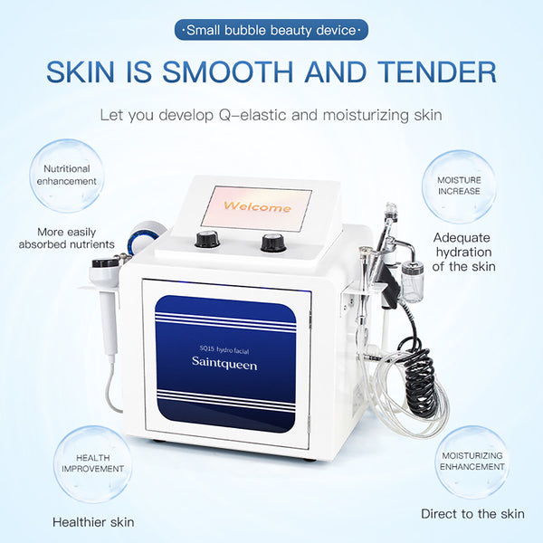 SQ15 Aqua Plus 7-in-1-Hydro-Facial-Gerät mit Touchscreen