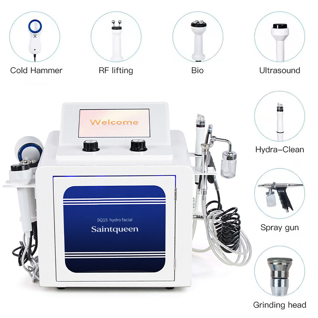 SQ15 Aqua Plus 7-in-1-Hydro-Facial-Gerät mit Touchscreen