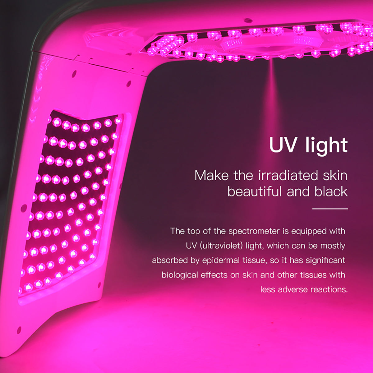 SQ78 LED-Lichttherapiebogen mit Nebel, Wärme und EMS
