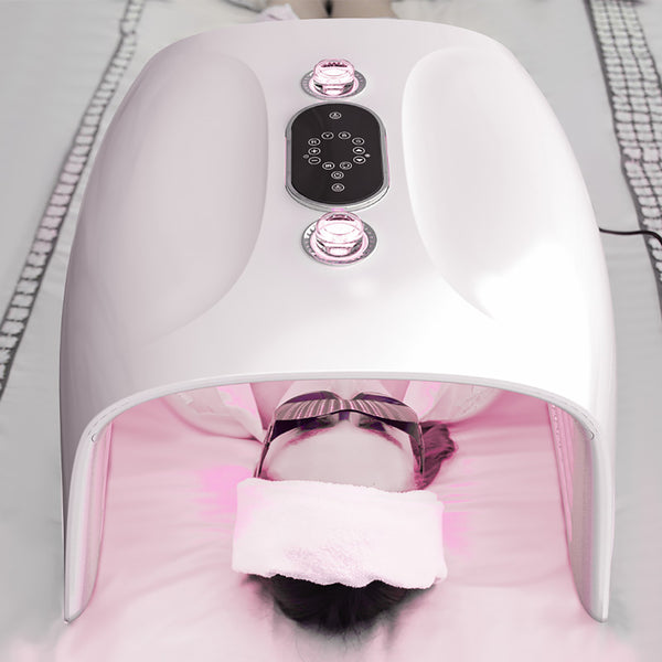 SQ115 Faltbare LED-Lichttherapiehaube mit Nano-Nebel