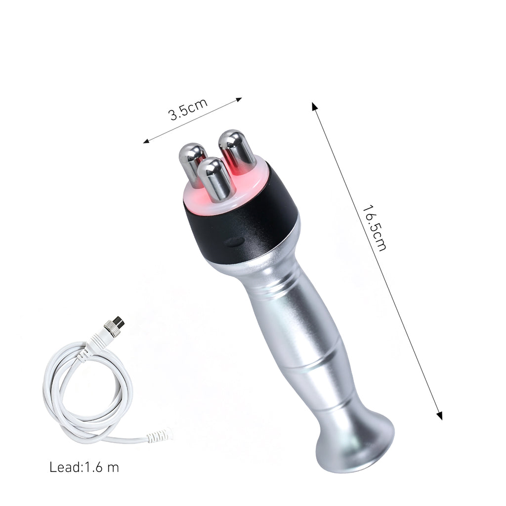 SQ16 tripolar facial RF handpiece with three electrodes